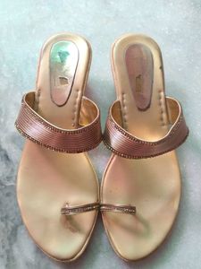Golden footwear