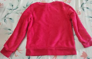 Girls Minnie Mouse Fleece Sweatshirt