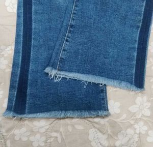 Striped Flare Jeans
