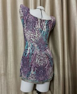 ⋆˚🐾˖° Animal Print Babydoll Top