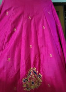 Beautiful Rani Pink Color Lengha