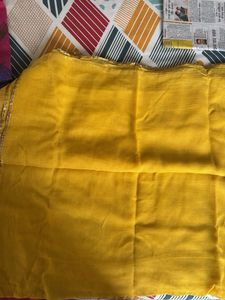 Long Dupattas with Gold Border