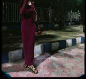 Elegant Maroon Maxi Dress