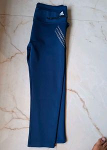 Blue Adidas Track Pants