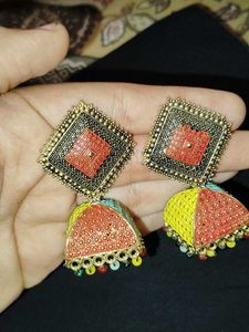 Ethnic Jhumka Earrings