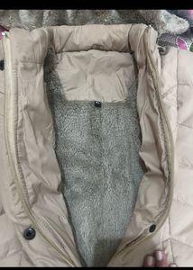 Puffer Jacket with Fur Hood