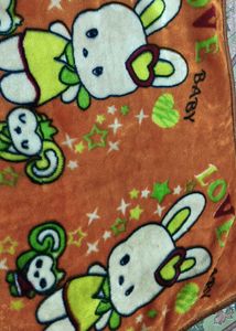 Cute Baby Blanket with Bunny Design