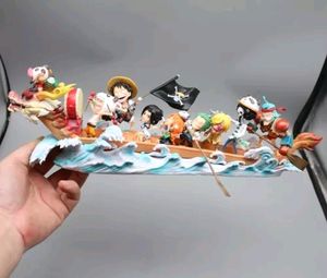 The Straw Hat Pirates Bust Dragon Boat Scene