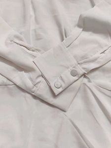 Elegant White Shirt Dress
