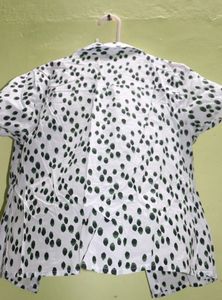 Printed Crop Top Shirt For Woman