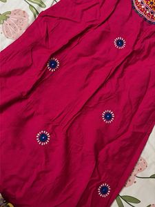 Embroidered Pink Kurta