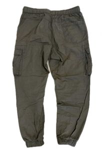 Olive Green Cargo Joggers