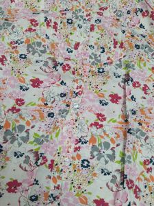 Floral Print Button-Up Top