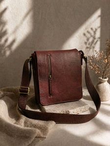 Vintage Leather Crossbody Bag