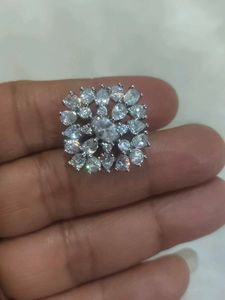 Sparkling Cubic Zirconia Stud Earrings