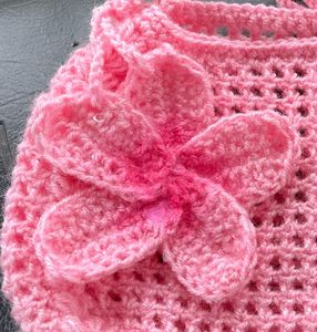 Crochet Flower Detail Bralette &amp; Shorts Set