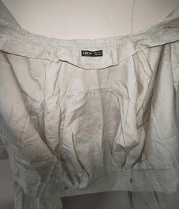 Cropped Corduroy Jacket