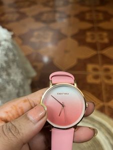 Stylish Pink Ombre Dial Watch
