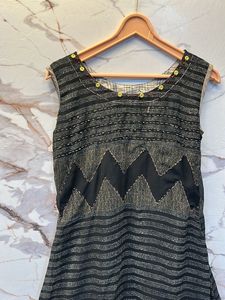 Full Flare Pure Cotton Gown Dress Bust- 36