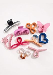 Cute Hair Claw Clips Set (10 Pcs Assorted)