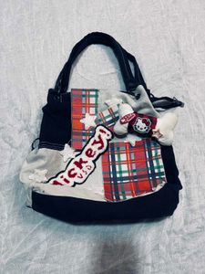 Hello Kitty & Mickey Bag Unique Patchwork