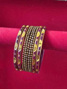 9 pcs Set of Ethnic Bangles
