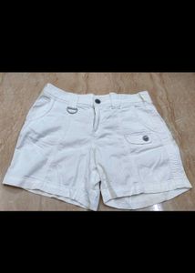 Casual White Shorts