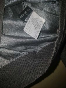 Men's Grey Quarter Zip Sweater