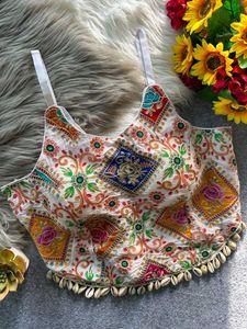 Vibrant Embroidered Ethnic Blouse