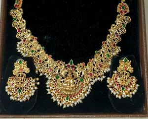 Exquisite Traditional Indian Necklace &amp; Earrings S