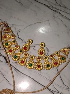 Exquisite Indian Kundan Necklace Set