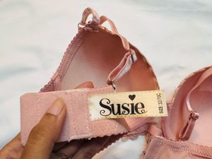 Peach Lace Bra