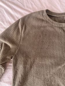 Ribbed Long Sleeve Top