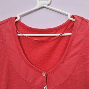 👚 | Pink Henley Nightgown