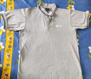 Gray Flipkart Polo Office T-Shirt - Size L