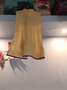 Elegant Yellow Kurta with Embellishments