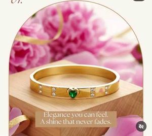 Gold Tone Bangle