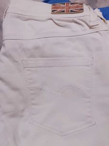 Lee Cooper White Denim Jeans