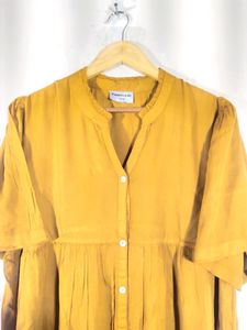 Orange Plain Kurta ( Women's)