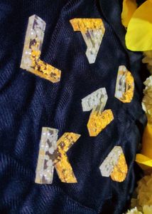 Resin Alphabet Keychain