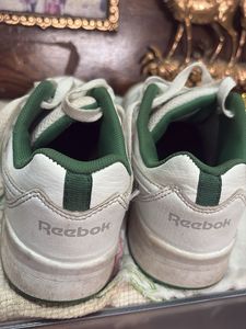 Reebok White &amp; Green Sneakers