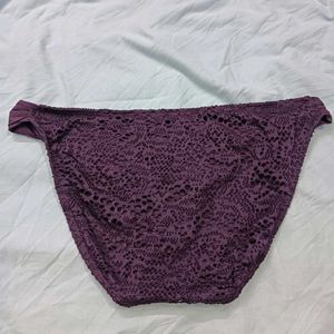 🤎 Purple Crochet Bikini Bottom