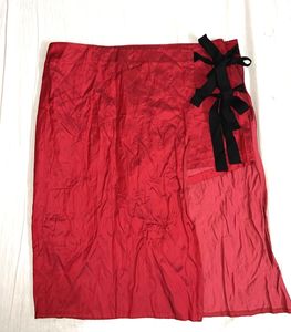 Mango selection wrapover skirt with bows