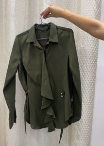 Stylish Olive Green Shirt