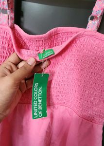 Charming Pink Smocked Camisole Top