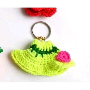 Handmade Crochet Keychain Charms - Set of 6