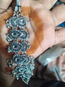 Exquisite Oxidized Silver Anklets