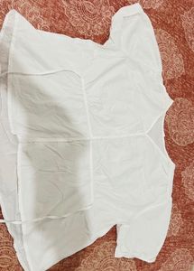 white cotton peplum top✨💗