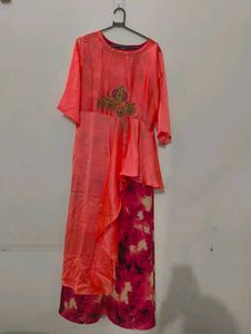 Coral &amp; Pink Dress