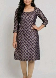 combo kurties Elegant Sleeveless Dark Green Maxi D